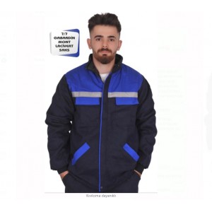 Kıvılcıma Dayanıklı Gabardin İşçi Montu