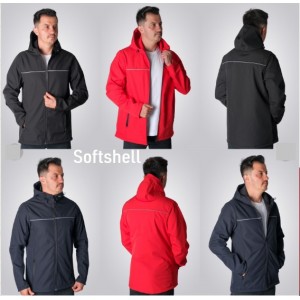 Softshell Kapişonlu Mont