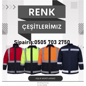Su İtici Reflektörlü Kışlık Mont